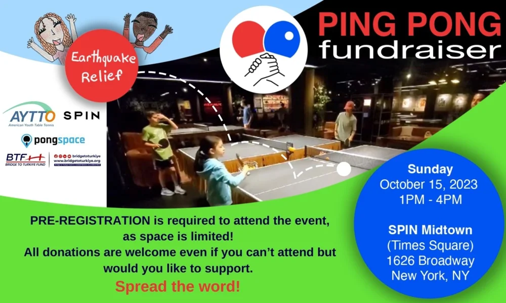 BTF NY/NJ Circle – Ping Pong Fundraiser