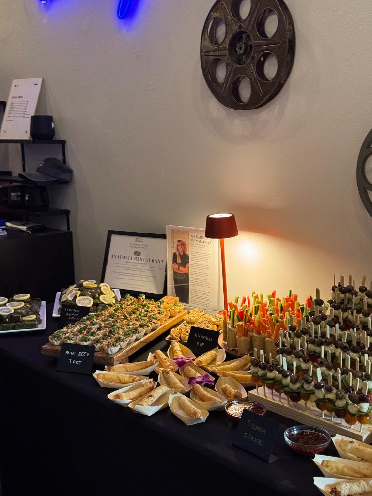 Food provided by Anatolia restaurant