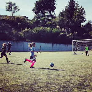 Bediz when she started soccer